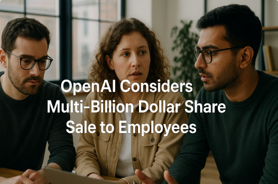 OpenAI考虑向员工出售数十亿美元股份